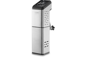 CASO SV 2000 Pro - Sous Vide roner cocina baja temperatura profesional, 2000W, Apto para 60 L, control preciso de 0 a 90 °C en incrementos de 0,5 °C, temporizador de hasta 99 horas, pantalla táctil