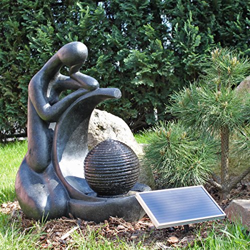 Solar Springbrunnen NSP7 Solarbrunnen mit Akku und LED Beleuchtung - 2