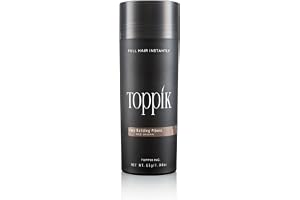 TOPPIK 55 g hårfibrer hårkomprimerad strö hår bulkhår mellanbrun