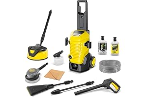 Karcher high-pressure washer K 5 WCM Flex eco!Booster Car & Home, pressure: max. 145 bar, flow rate: 500 l/h, coverage: 40 m²/h, weight: 12.5 kg, high-pressure hose, eco!Booster, Car & Home Kit