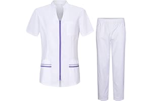 MISEMIYA - Casaca Y PANTALÓN Mujer Uniformes Sanitarios Uniformes MEDICOS CLINICAS Estética Médico Enfermería Casaca Y PANTALÓN Ref.7028