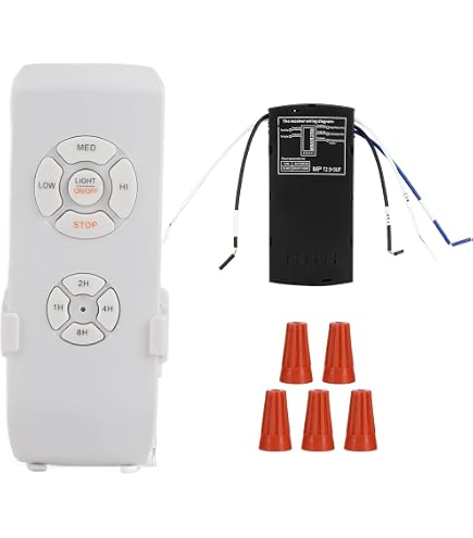 Kit Controllo Ventilatore A Soffitto Con Telecomando E App - Compatibile Con Tuya/Alexa, Regolazione Velocità 3 Livelli, 220V