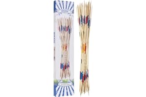 les colis noirs lcn Riesen-Mikado aus Holz, 31-teilig, Braun, 90 cm