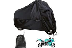 Mkitnvy Plandeka ochronna na motocykl (245 x 105 x 125 cm)