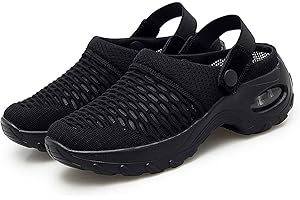 YImoomus Zuecos ortopédicos para mujer con soporte de aire para reducir la presión de la espalda y los rodillos