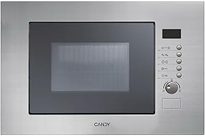 Candy MIC20GDFX - Microondas de encastre con grill, 20 L, 800 W, color inox