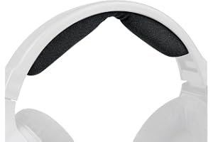 SOULWIT Nano Tyg Ersättnings huvudband Kit för Sennheiser HD660S/HD660S2/HD650/HD600/HD6XX/HD58X/HD580/HD565/HD545/HD535 Hörlurar, Pannband Huvudbygel Överdrag Reparationsdel(4-Bulges)