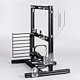 Open Aluminum Frame, Computer Vertical Overclocking Open Chassis Aluminum Frame PC Case, DIY Self-assembly Chassis Rack for ITX (17 x 17 cm)/M-ATX/ATX Motherboard(Black)