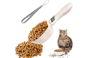 mizikuu Balance Cuillère Numérique, 800g Pelle à Mesurer pour Aliments LCD Cuillère Mesure Électronique Cuisine Doseuse pour Aliments de Chiens Chats, épices, Farine, Liquide