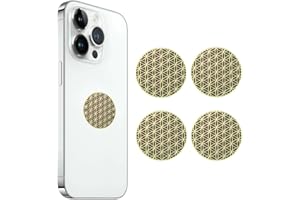 HAMKU 4 Stück Strahlenschutz Handy Aufkleber Strahlenschützer Handy handystrahlung blockieren Handy Strahlung Abschirmung Sticker für Telefon Laptop und Alle Elektronischen GeräTe