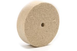 CBRIGHT 1PC 100mm Wool Fabric Disc Polishing Buffing Wheels Pads