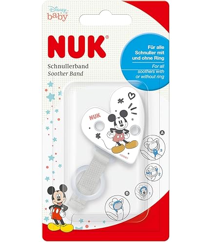 4er Set Schnullerketten Für Babys - Bunte Halter Mit Clips Für Schnuller & Spielzeug