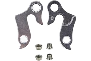 BHIPKOT Ganchos para Bicicleta (Juego de 2), Ganchos de Repuesto para Bicicleta, Ganchos con Tuerca para Bicicleta