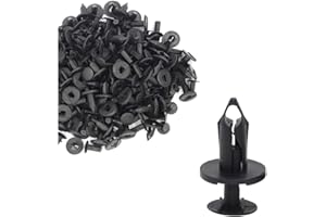 CGEAMDY Car Door Panel Fixing Clips, Auto Fasteners Door Panel Mounting Clip, Wheel Arch Liner Expanding Rivet Fastening Clips, Car Bumper Moulding Plastic Clips for Car Doors Bumper(50 Pieces)