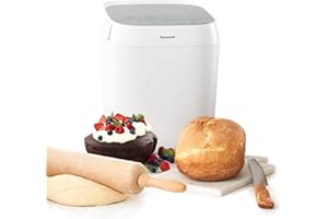 Panasonic SD-ZP2000WXE Machine à Pain Artisanale Crusty Loaf, Cuisson sans Gluten, Double Capteur de Température, 18 Programm
