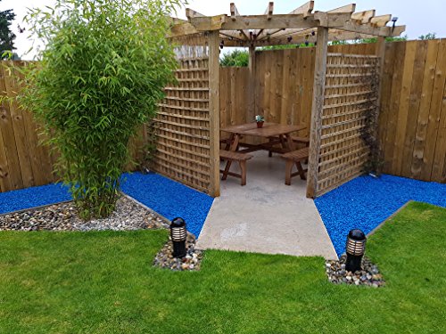 RockinColour Dekosteine für den Garten, Azurblau - 7