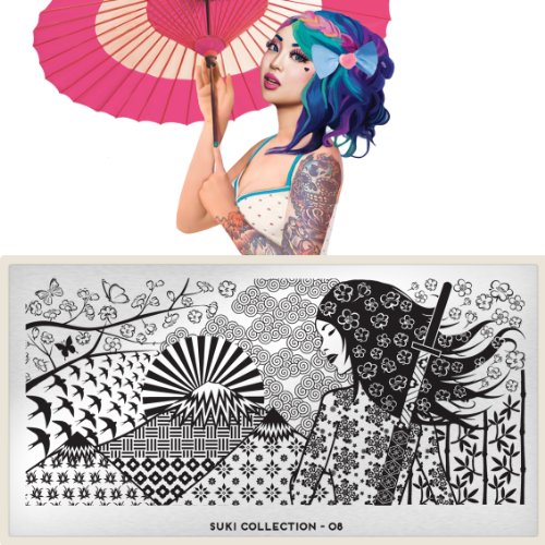 MoYou-London Nail Art Image Plate Suki Collection - 08