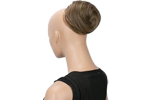 CAISHA Chignon Posticcio Treccia Hepburn-Bun Capelli Elastici Updo DCX