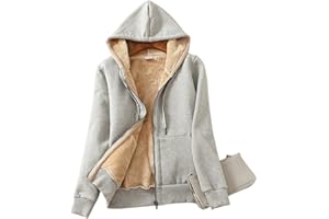 SwissWell damska bluza z kapturem z podszewką z polaru z zamkiem błyskawicznym kurtka z zamkiem błyskawicznym z kapturem przyczynowy podstawowa kurtka zimowa gruba bluza z kapturem Zip Up damski sweter polarowy S-2XL