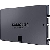 Samsung 870 QVO 1 TB SATA 2.5 Inch Internal Solid State Drive (SSD) (MZ-77Q1T0), Black