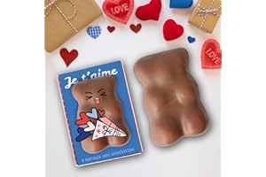 Chocodic | Coffret Maxi Ourson Guimauve enrobé de Chocolat | Chocolat Saint-Valentin