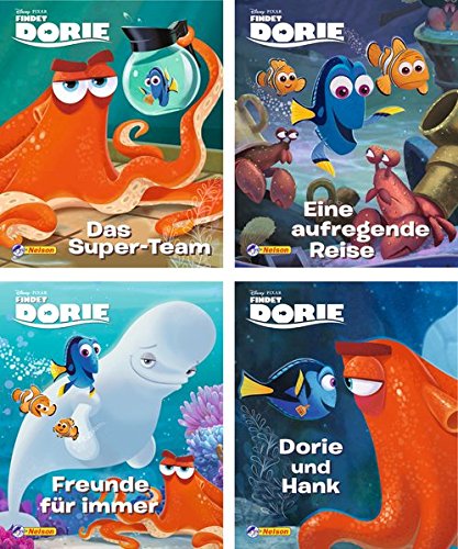 Preisvergleich Produktbild 4er Disney Findet Dorie 1-4 (Nelson Mini-Bücher)