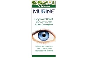 Murine Hayfever Eye Drops, Hayfever Treatment for Itchy and Painful Eyes, Anti-inflammatory Eye Drops 10ml
