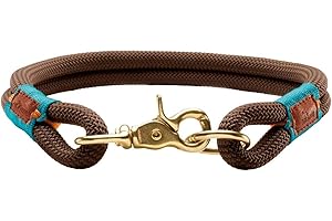 HUNTER OSS obroża dla psa, marynistyczna, L-XL, brązowa