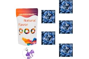 Aroma Sip Flavour Pods Pack for Air Water Up Bottle, 5-Pack of Flavour Pods, 0 Sugar Flavour Pods with Fragrance Accessories for Sports Air Water Up Bottle (No Bottle) (Blueberry Pod x5)