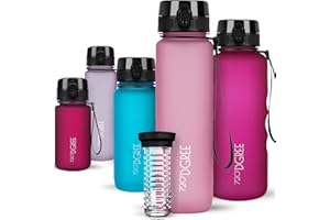 720°DGREE Borraccia “uberBottle“ +Infusore - Senza-BPA, Prova di Perdite - Bottiglia, Borracce d'Acqua Sportiva per Bambini, Scuola, Palestra, Ciclismo, Gym, All'aperto, Escursioni, Viaggio, Lavoro