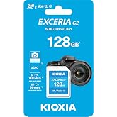 KIOXIA EXCERIA G2 128GB SDXC Hafıza Kartı &ndash; UHS-I U3 V30 C10, 100MB/s Okuma, 50MB/s Yazma, 4K