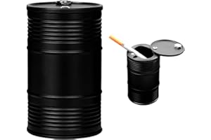 Dzmuero Cendrier Voiture, Cendrier Extérieur, Cendrier Avec Couvercle, Ø 6 Cm, Cendrier Portable Pour Voiture, Maison, Bureau, Camping En Plein Air