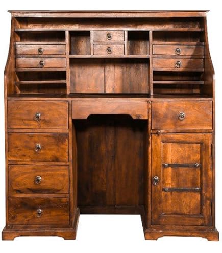 MiaMöbel Sekretär Mexico Möbel 120x125x58 cm Landhausstil Massivholz Pinie Honig ab 699,90 € (August 2026 MiaMöbel Sekretär Mexico Möbel 120x125x58 cm Landhausstil Massivholz Pinie Honig ab 699,90 € (August 2026