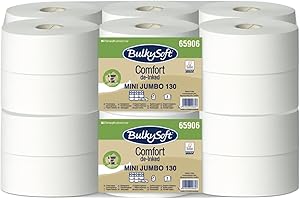 Virsus Carta igienica industriale mini jumbo rotolo 24rotoli 5906 carta igienica per dispenser lunghezza 130mt