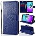 Produktbild SMART LEGEND Lederhülle für Samsung Galaxy A5 2016 A510 Ledertasche Hülle Blau Pusteblume Liebhaber Muster Schutzhülle Premium PU Leder mit Handschlaufe Flip Case Protective Cover Innere Weiche Silikon Bookcase Handy Tasche Schale mit Kartenfächer Magnetverschluß Standfunktion Etui
