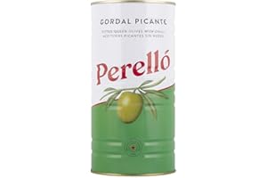 PERELLO Perelló Olives vertes dénoyautées Gordal espagnoles, 600 g