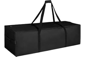 INFANZIA 334L Sac de Sport Grand Capacité pour Homme et Femme, Tres Grand Sac de Voyage résistant à l'eau Pliable avec Fermeture Eclair Améliorée, Solide et Durable, Noir