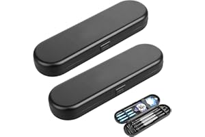 XZSKD 2 Pcs Darts Case, Dart Case, Target Darts Case, Darts Case Holds 3 Darts, Dart Case 3 Darts, Quickly Opened in Darts Holder, Holder Bag Cases for Soft Tip Darts Storage Plastic Target Flight