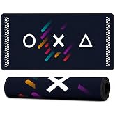 McStorey GRID XXL Mouse Pad 90x40 cm, B&uuml;y&uuml;k Masa Matı, 3 mm Dikişli Kenar, Kaymaz Kau&ccedil;uk Taban, Gaming Mousepad &ndash; Navy Pulse