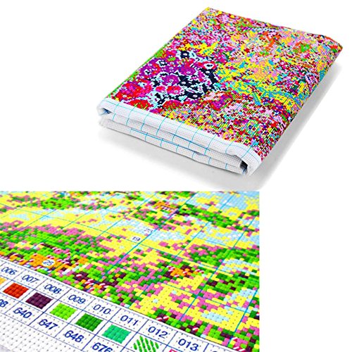 Aohro 85 * 60cm Kreuzstich Stickerei DIY Handarbeit Stickpackung Set Kit Home Decoration – Stil 02 - 5