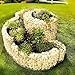 BRAST Kräuterspirale Gabione Kräuterbeet Kräuterschnecke Hochbeet Terrasse 110x90cm 4mm korrosionsfreier Stahl Traum Natur-Optik
