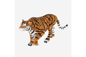 BlueBrixx Pro 107798 - Tiger (Diamond Blocks) in blocchi di bloccaggio con 3876 componenti