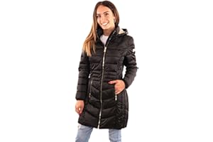 YES ZEE GIUBBOTTO GIUBBINO CAPPOTTO DONNA TRAPUNTATO CON CAPPUCCIO ZIP O017M800