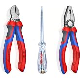 3 Par&ccedil;a Usta Set 180 Mm Pense 160 Mm Yan Keski Izeltaş 190Mm Kontrol Kalemi Madeingermany