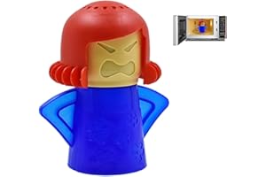 LIXIONGBAO Pulitore a Vapore per Microonde Angry Mama Pulisce Facilmente lo Sporco in Pochi Minuti Pulizia e Disinfestazione con Aceto per Cucine Domestiche e d'Ufficio