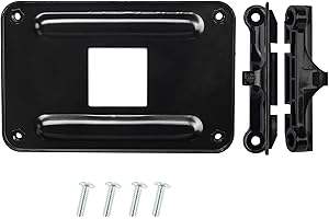 RIIEYOCA Metal AM4 Backplane Durable CPU Heatsink Bracket Backplate Back CPU Fan Water Cooling Mounting Sheet Plate for AM4 AMD(B350 X370 A320 X470)