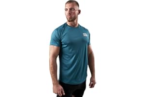 Satire Gym® – Muscle Shirt Herren/Schnell trocknendes Mesh Muskelshirt Männer/Sportbekleidung & Muscle Fit T-Shirt - Sportshirt geeignet als Fitness- & Bodybuilding Shirt