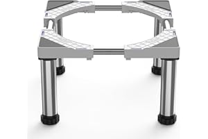 DEWEL Untergestell für Kühlschrank Sockel Höhe 28-31cm Verstellbare Sockel für spülmaschine Gefriertruhe Gefrierschrank Küchenschrank und Statische Haushalts Geräte (Einstellbare 45-67cm)