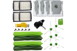 AOTENGOU Kit d'accessoires pour iRobot Roomba série i7 Pièces de Rechange Pièces de Rechange pour i7 i7 + i7 Plus i3 et E5 E6 E7