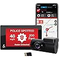 Cobra SC200D Dash Cam + Rear Cam – QHD+ 1600P Resolution, Voice Commands, Real-Time Driver Alerts, Heads-Up Navigation, Emergency Mayday, Drive Smarter App, 3" Display, Wi-Fi & GPS, 16GB SD Card Incl